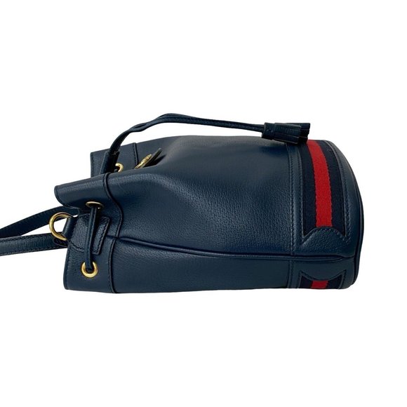 GUCCI Ophidia Small Bucket, Sherry Line, GG Logo, Hardware, Leather, 2-Way - Picture 5 of 10